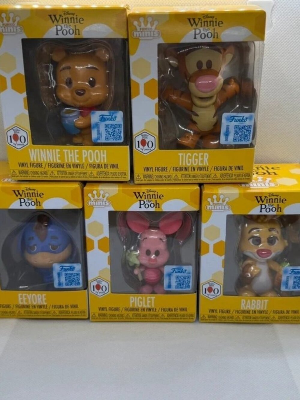 Winnie the Pooh Funko Minis Complete Set of 5